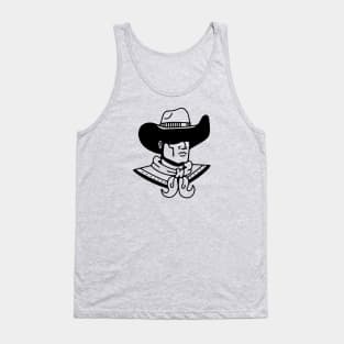 Mysterious Cowboy Tank Top